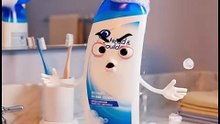 Bath Shampoo Bottle Funny & Angry Mood