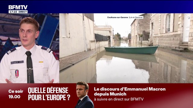 Plus de 2.200 pompiers, 200 membres de la sécurité civile: le porte-parole de la sécurité civile détaille le dispositif de secours déployé face aux crues