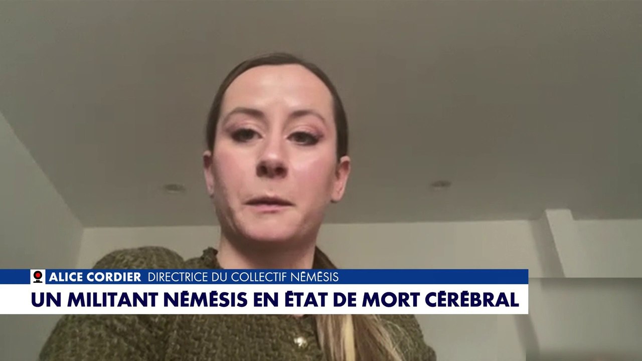 Alice Cordier, directrice du collectif Némésis, revient sur l'agression d'un militant Némésis