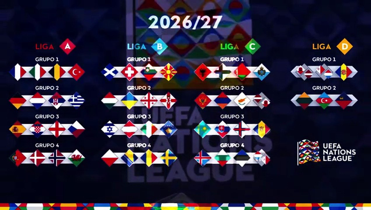 Itália de Gattuso encara França, Bélgica e Turquia na Nations League 2026/27