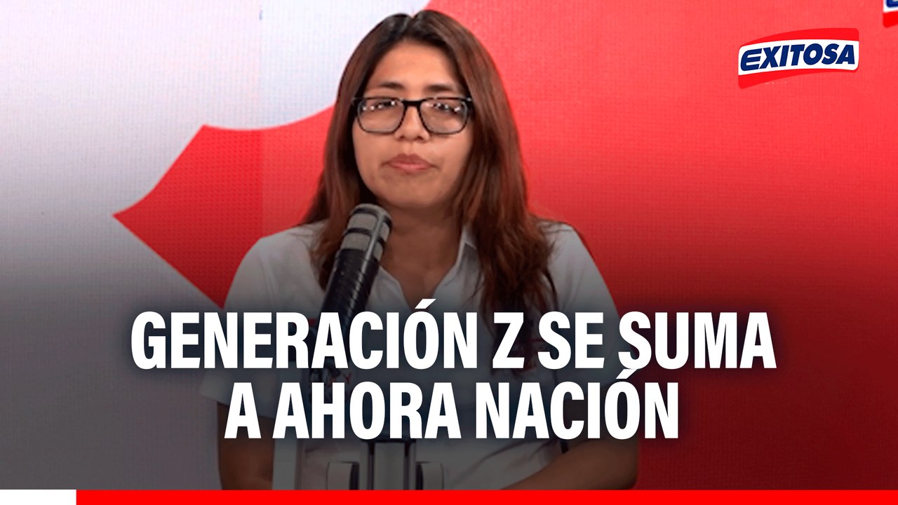 Generación Z se sumó al partido Ahora Nación: "...