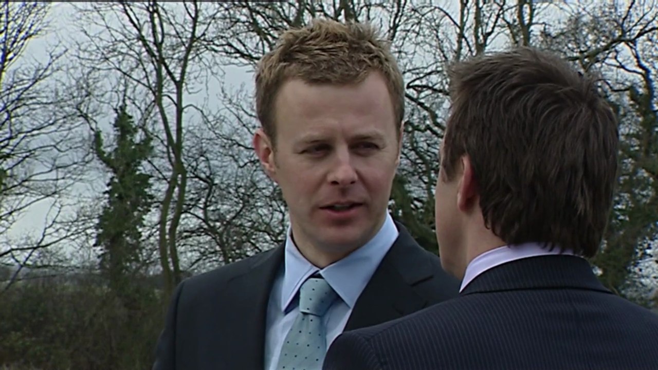 Emmerdale Matthew King & Carl King Scrap/Matthew Batters Carl Off-Screen 10th April 2008