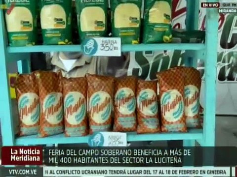 Miranda | Familias de la Comuna Gran Campo Rico es beneficiada con Feria del Campo Soberano