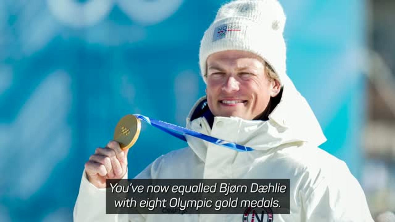 'It means a lot' - Klaebo on tying all-time goal record