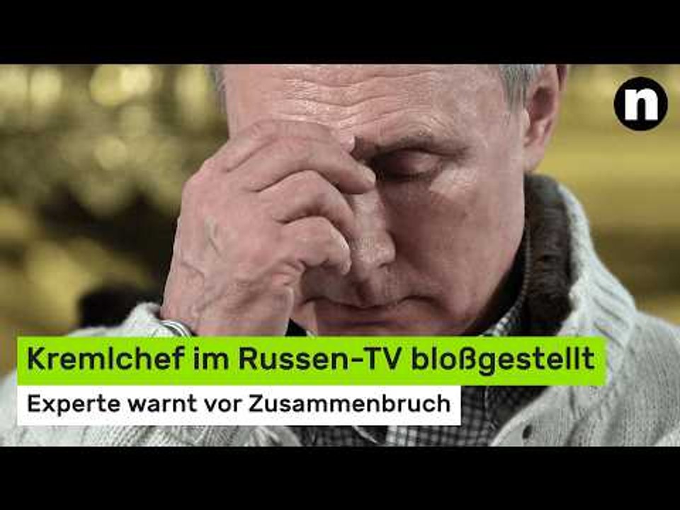 Wladimir Putin: Kremlchef im Russen-TV bloßgestellt - Experte warnt vor Zusammenbruch