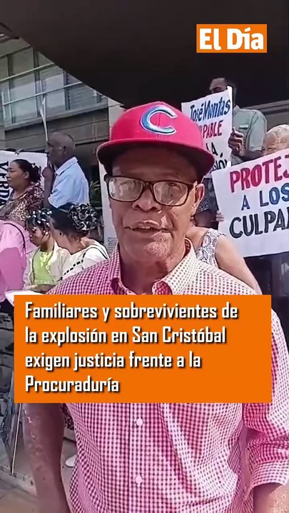 Familiares de los fallecidos y sobrevivientes de la explosión en San Cristóbal exigen justicia ante la Procuraduría
