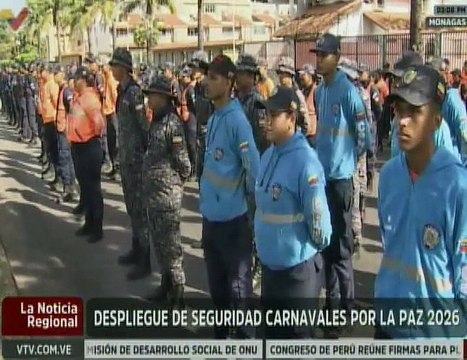 Monagas | Más de 6 mil 500 funcionarios son desplegados para el operativo Carnavales Seguros 2026