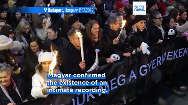 Hungarian opposition leader Péter Magyar files police report over 'honey trap sex tape' scandal