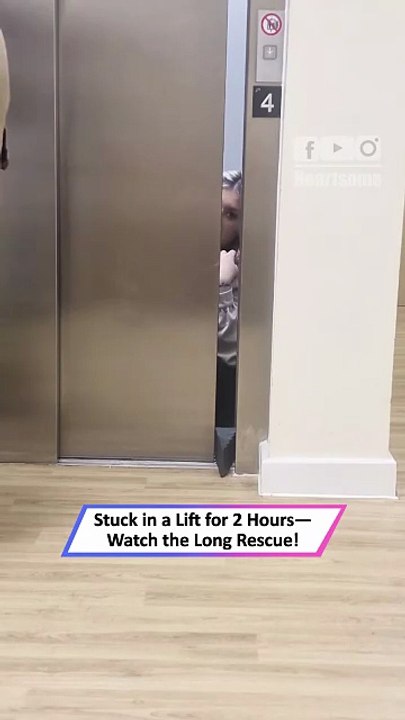 Stuck in a Lift for 2 Hours—Rescue Finally Works on Camera|| Heartsome 💖