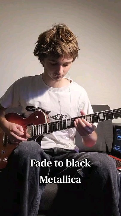 fade to black Metallica guitar cover