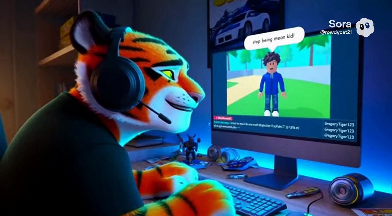 Gregory Tiger bullies someone online and gets raided by the FBI and gets arrested and gets grounded