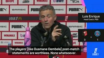 No one is bigger than PSG - Enrique lashes out at Dembele