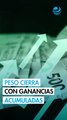 Peso mexicano se aprecia frente al dólar y cierra una semana de ganancias acumuladas