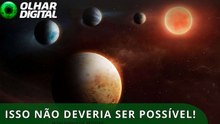 Sistema solar “invertido” vizinho ao nosso desafia a Ciência
