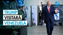 Trump dice que irá a Venezuela, pero no cuándo