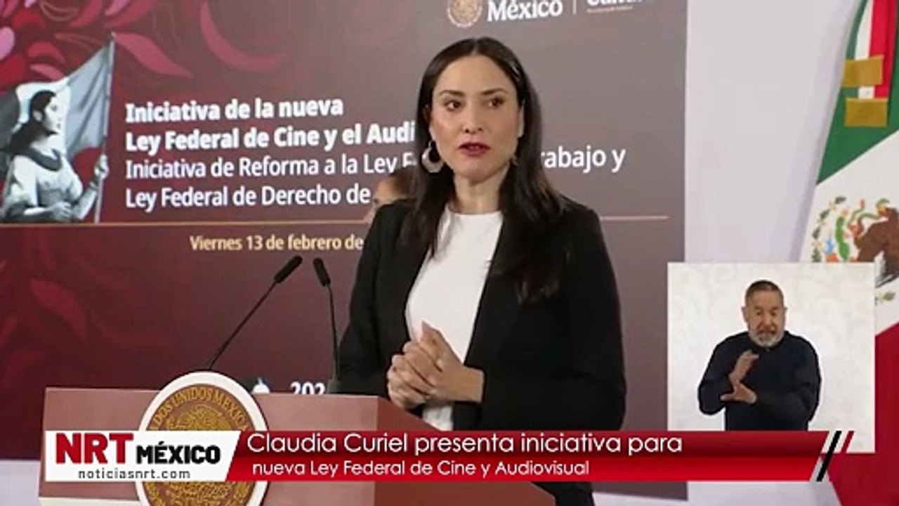 Claudia Curiel presenta iniciativa para nueva Ley Federal de Cine y Audiovisual