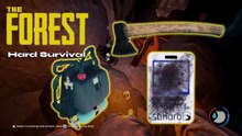 Snatching Rebreather, Rusty Axe and Keycard on day 2 | The Forest Hard Survival