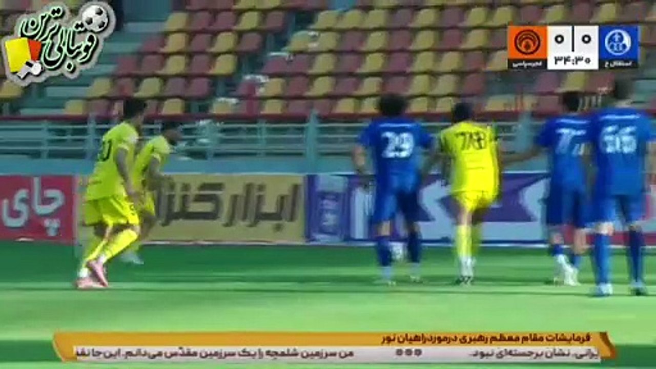 خلاصه بازی استقلال خوزستان و فجر سپاسی