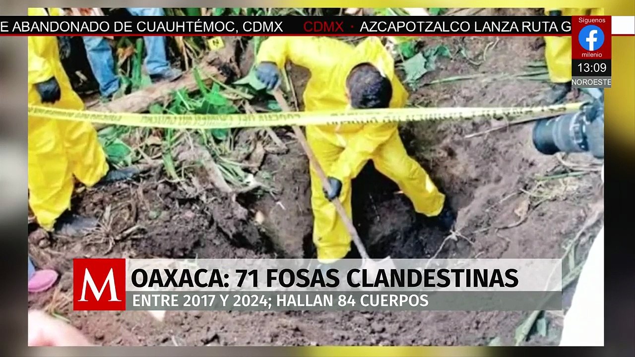 Aumentan las fosas clandestinas en Oaxaca desde 2017