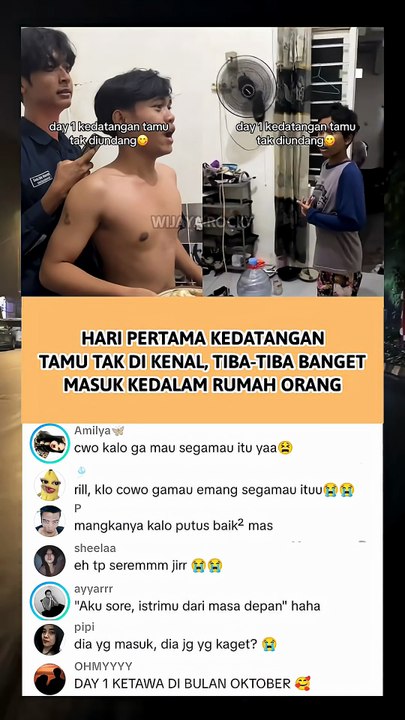 tiba-tiba banget ada orang asing masuk kedalam rumah _trending