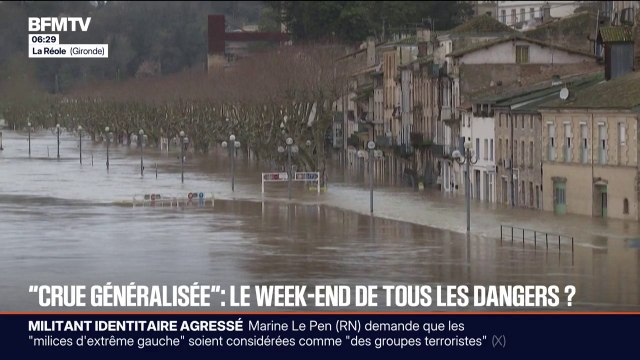Crue généralisée en France: ces habitants du Lot-et-Garonne et de Gironde obligés d'évacuer à cause des inondations