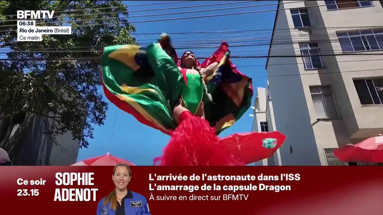 Samba, chars monumentaux et costumes flamboyants: top départ pour le carnaval de Rio de Janeiro au Brésil