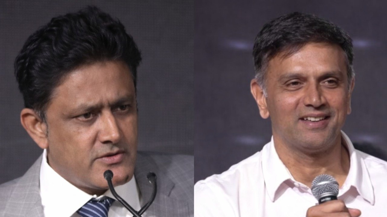 Anil Kumble, Rahul Dravid thank Karnataka board for special Chinnaswamy honour