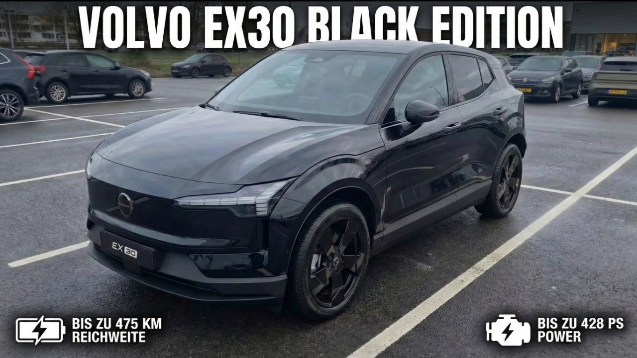 Volvo EX30 Black Edition 2026 – Kompakt, stark, schwarz