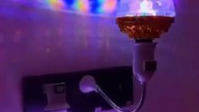 E27 Disco Light Rotating RGB Party Lamp LED Strobe Light Crystal Disco Bulb