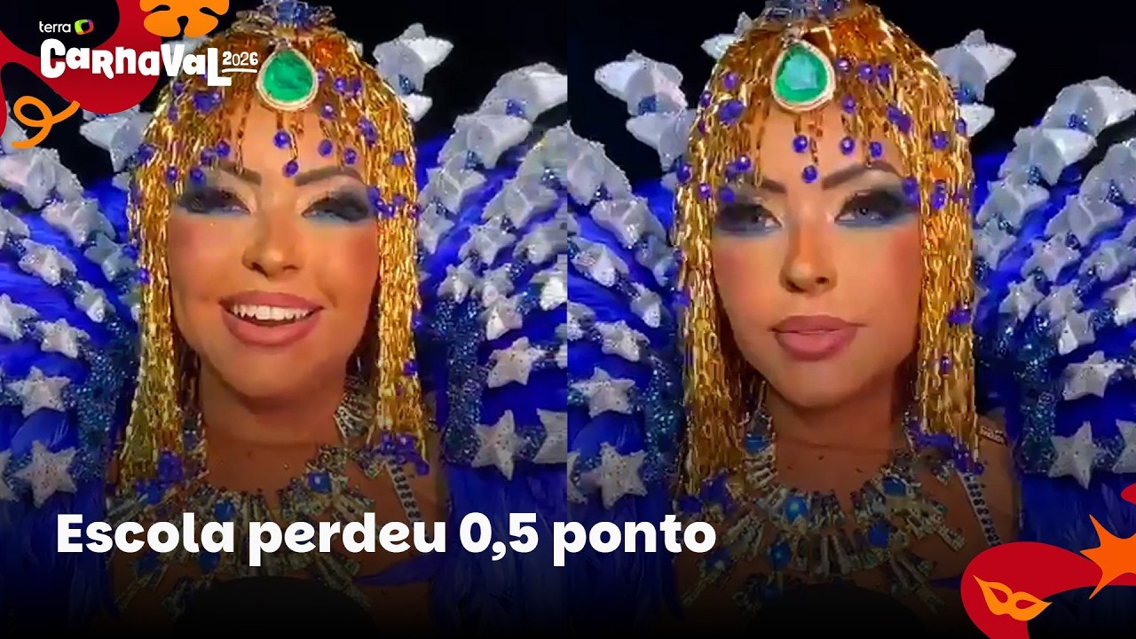 Rainha da Rosas de Ouro diz que não se abala com ponto perdido: ‘A gente vai fazer o que sabe fazer’