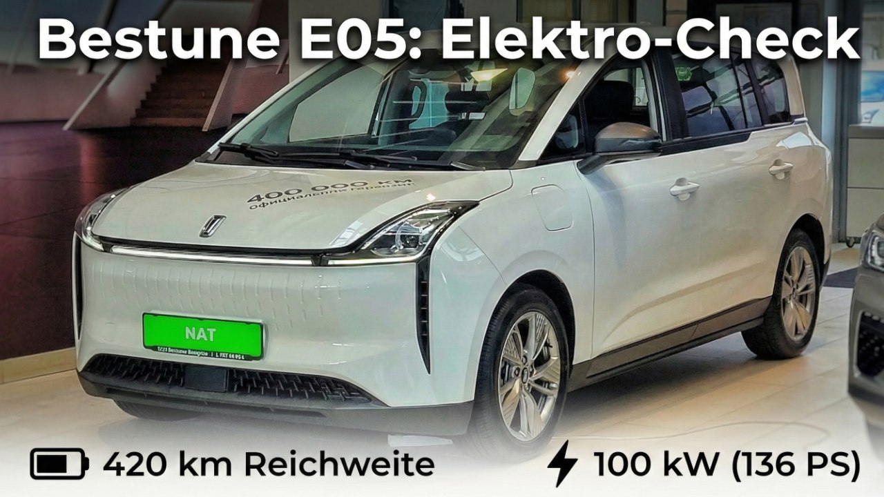2026 Bestune E05 Elektroauto mit 136 PS & 55 kWh Akku