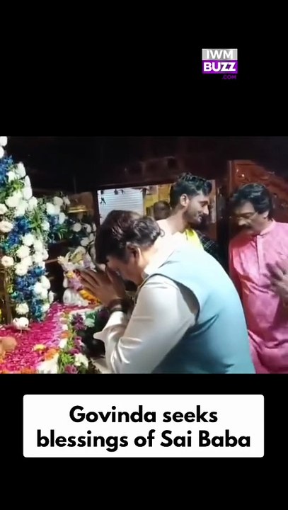On its 39th Foundation Day, the Om Shri Sai Dham Temple Trust in Virar, Mumbai marked the occasion with devotion as Bollywood actor Govinda visited the temple to seek the blessings of Sai Baba