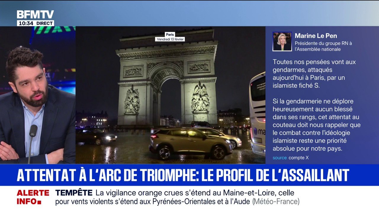 Le mystérieux appel passé au commissariat d'Aulnay-sous-Bois, peu de temps avant l'agression au couteau d'un gendarme à l'Arc de Triomphe