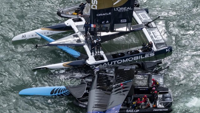 Francia y Nueva Zelanda, fuera de SailGP tras este accidente