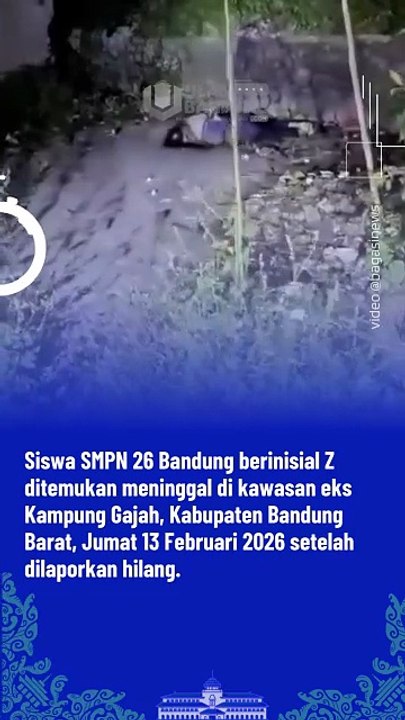 Siswa SMPN 26 Bandung Ditemukan Tewas di Eks Kampung Gajah, Polisi Masih Selidiki Penyebabnya