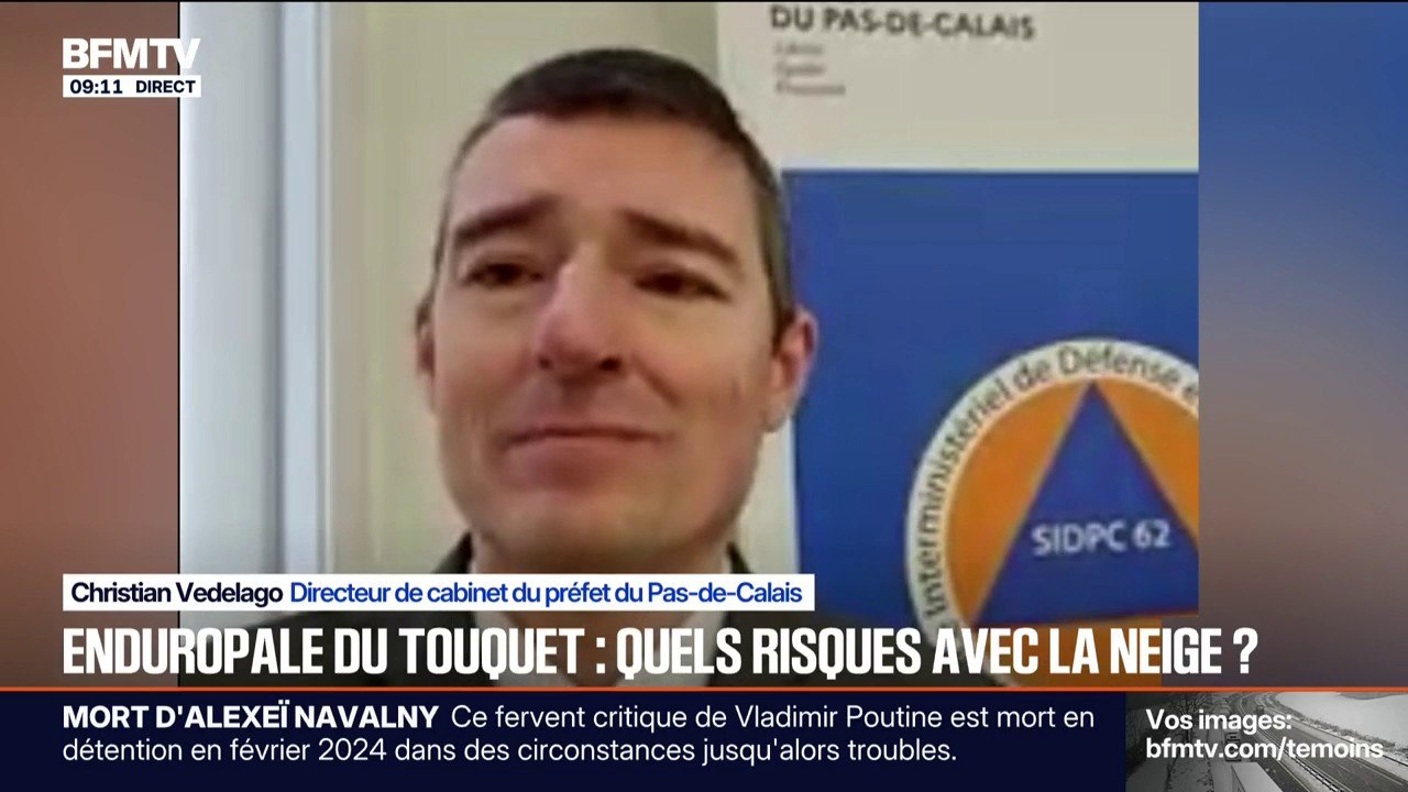 Neige: "Le préfet a pris un arrêté pour limiter la vitesse des véhicules ainsi que pour interdire les dépassements", déclare le directeur du cabinet du préfet du Pas-de-Calais