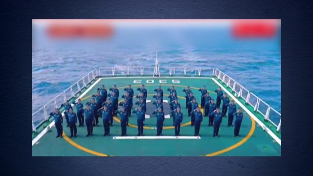 중국 해경, 분쟁 해역서 춘절 인사 중국 섬에서 임무 중 / YTN