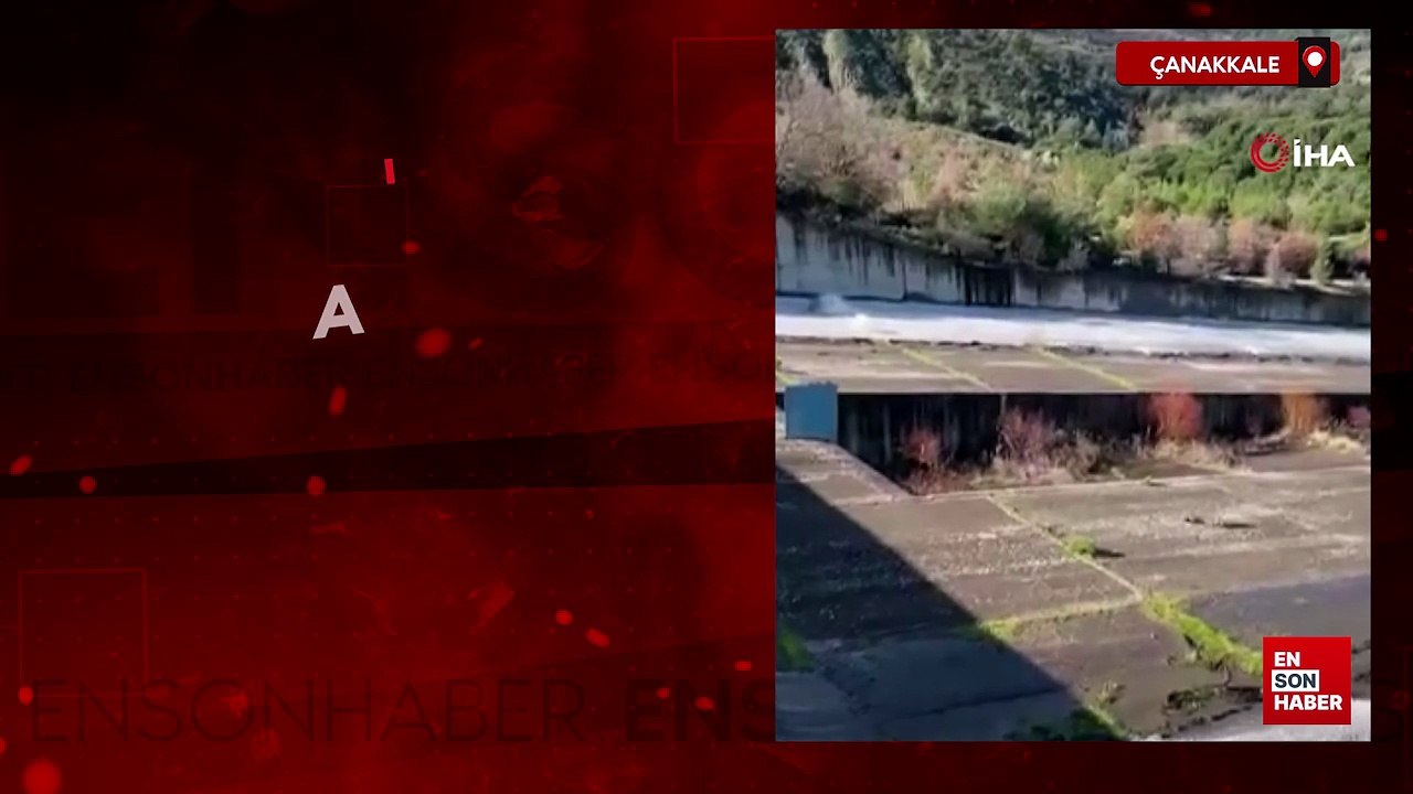 Çanakkale Atikhisar barajında su seviyesi yüzde 100'e ulaştı