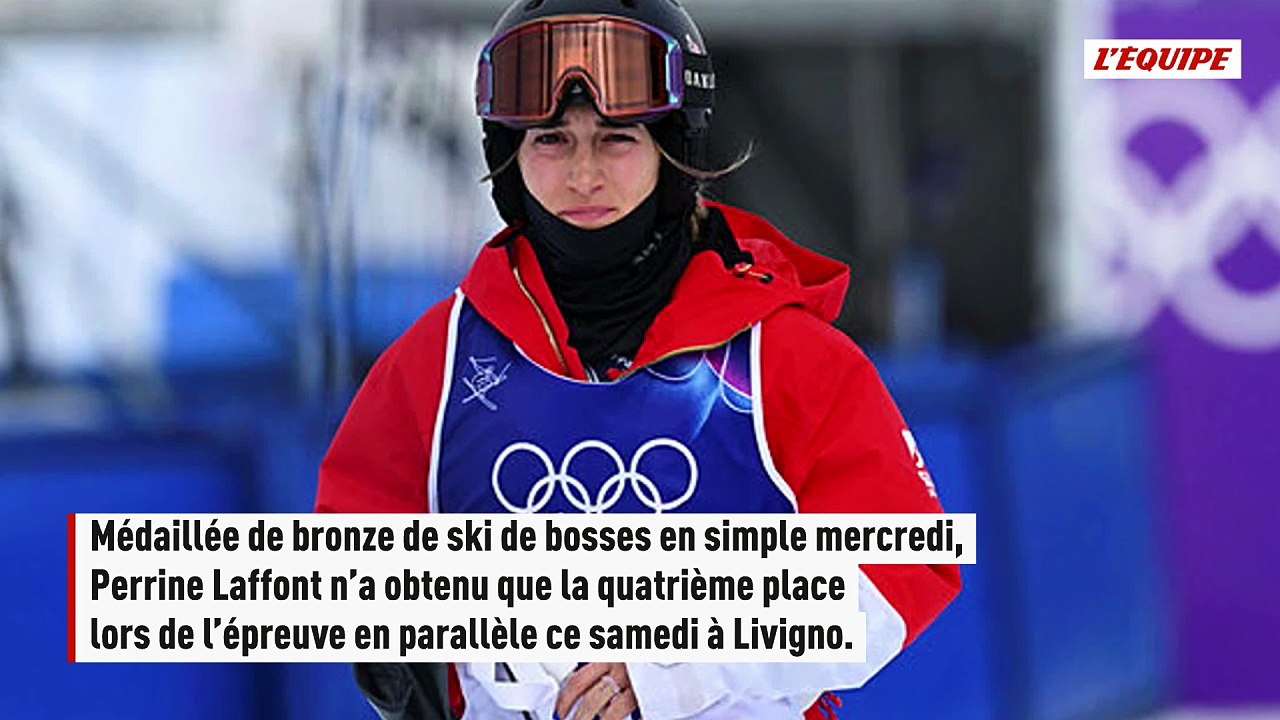Déception pour Perrine Laffont, seulement quatrième du ski de bosses en parallèle - JO 2026 - Ski de bosses