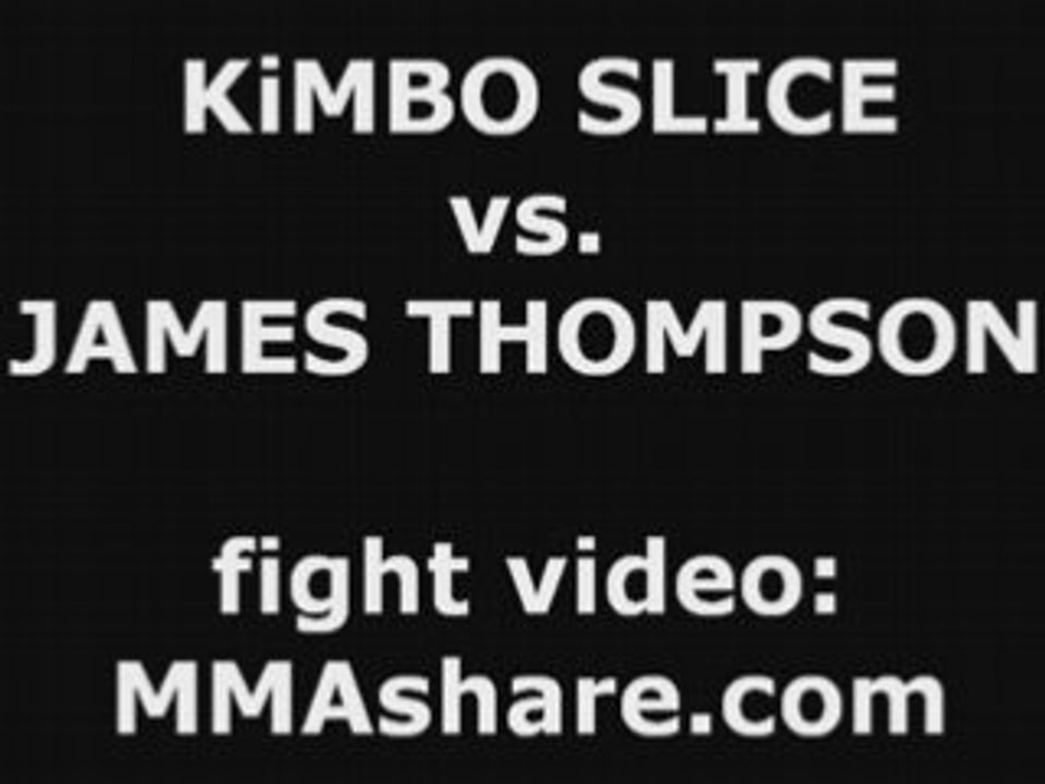 Kimbo Slice vs. James Thompson