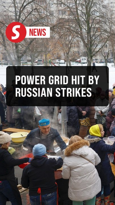 Kazakh volunteers feed Kyiv residents hit by power and heating outages