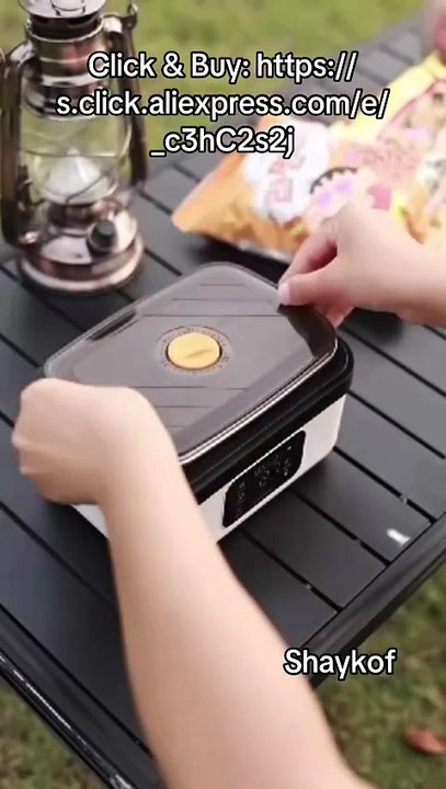 1.5L 60W Electric Lunch Box Food Warmer – Portable Food Heater for Car & Home