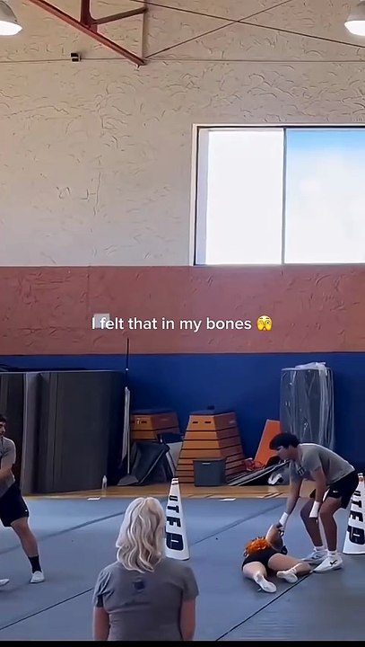 Gosh I hope her back is ok 😭 #cheerleading #cheer #performancecheer #cheerleader #school #fail