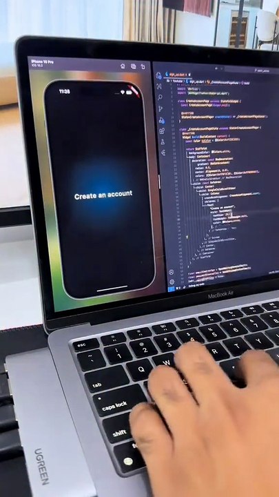 Clean Flutter Sign up Ui Build in seconds