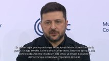 Zelenski pide dos meses de alto el fuego para celebrar elecciones en Ucrania
