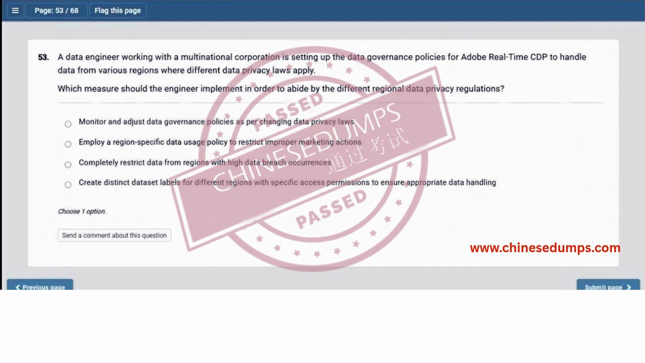 Adobe Real-Time Customer Data Platform (RT-CDP) Business Professional (AD0-E600)