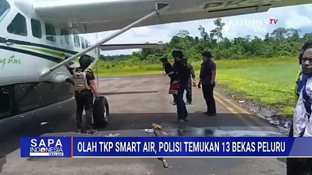 Polisi Ungkap Kronologi-Olah TKP Penembakan Smart Air Tewaskan Pilot & Kopilot di Papua Selatan