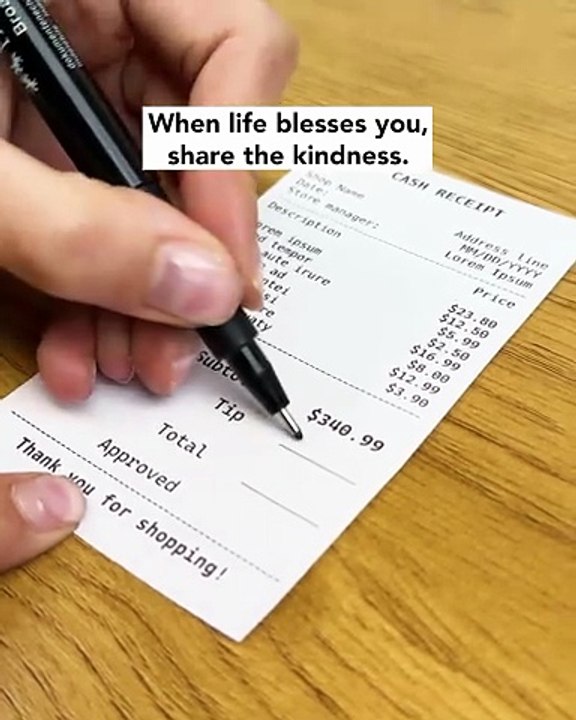 This tip just made someone’s day 💸