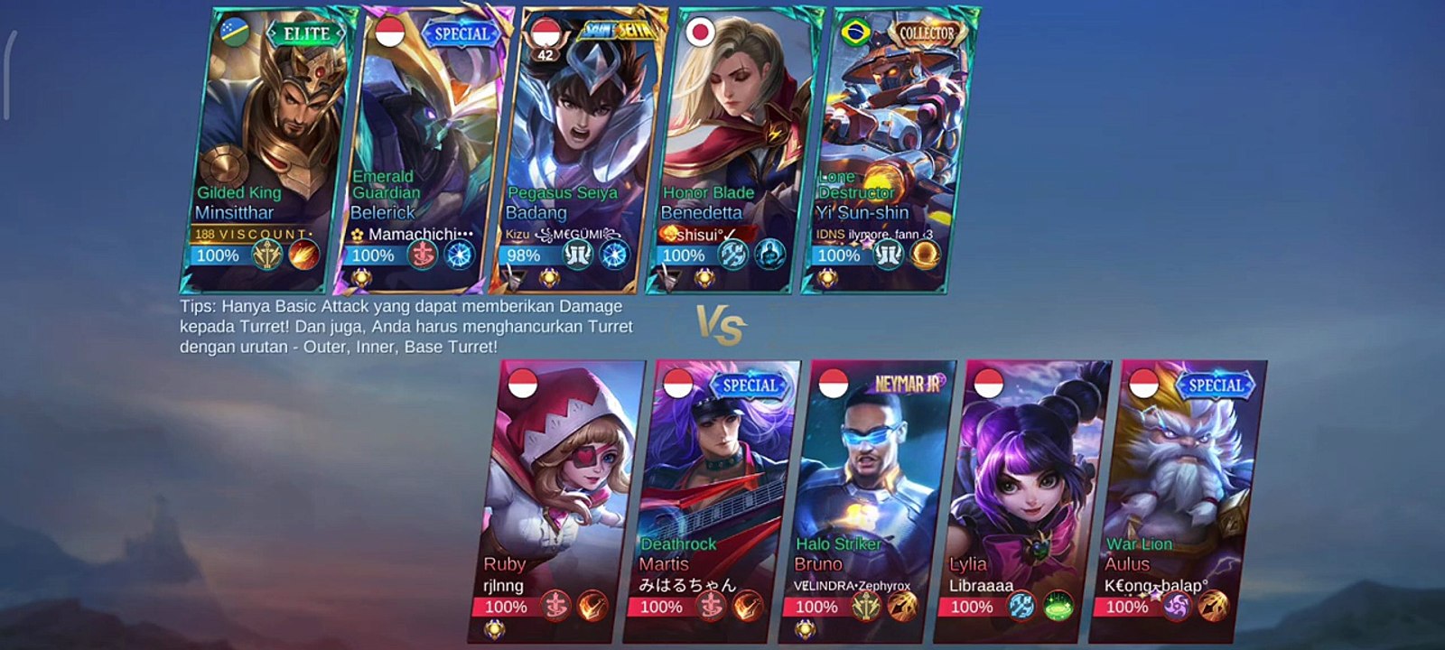 USAHA DAN HASIL MINSHITAR BRAWL - MLBB #06012026
