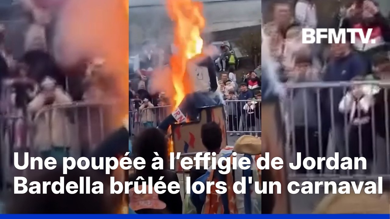 Une enquête ouverte après qu'une poupée à l’effigie de Jordan Bardella a été brûlée lors d’un carnaval au Pays basque